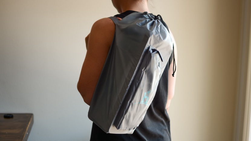 the hiccapop omniboost comes with a handy carry bag that holds...