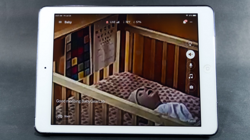 zooming in degrades the video quality of the nanit as it is a...