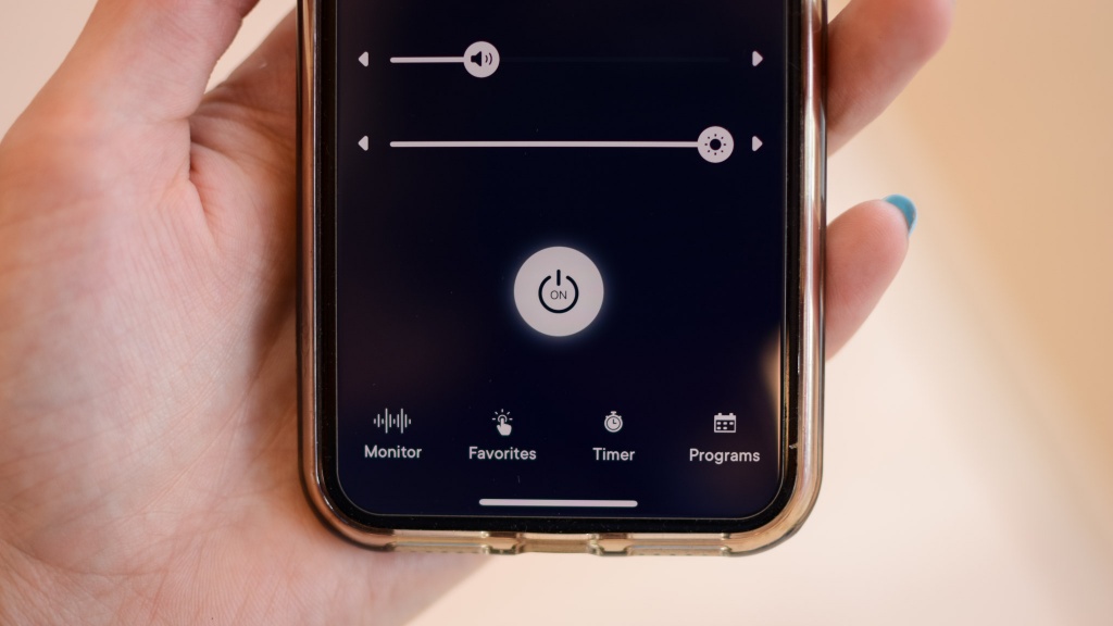 hatch rest+ - the features for the hatch can be accessed and programed in the app.