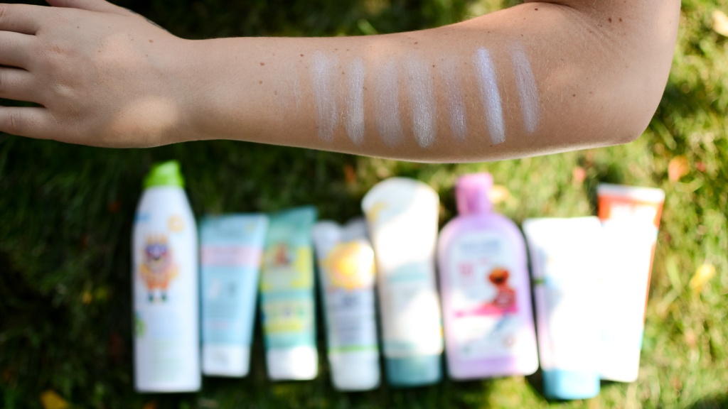 sunscreen - each sunscreen differs, and while testing the competition, we...
