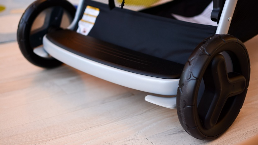 graco ready2grow lx 2.0 - the brakes on the ready2grow are double-action, which requires...