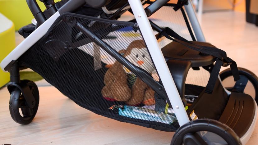graco ready2grow lx 2.0 - the storage basket on the ready2grow is huge, but it has limited...