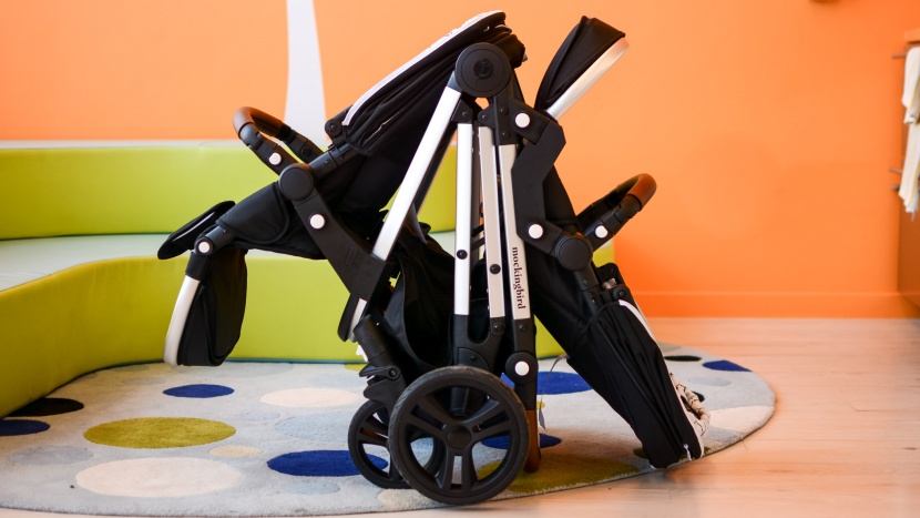 mockingbird double - the folded mockingbird is stupidly large with two seats in place...