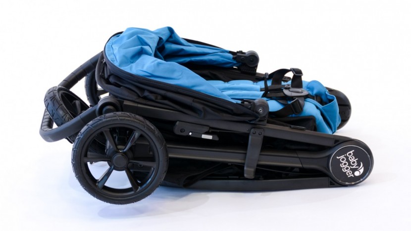 baby jogger city mini gt2 combo - the gt2 folds fairly compact but is still much larger than the...