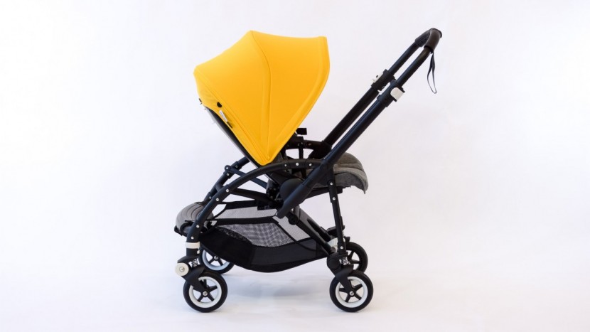 the canopy on the bee5 has two levels of adjustment with a basic...