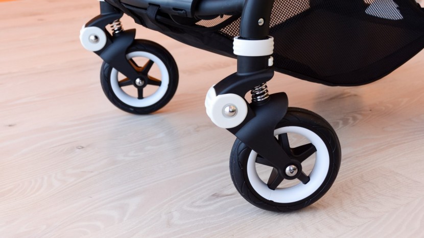 the foam-filled rubber wheels of the bee5 work well on flat...