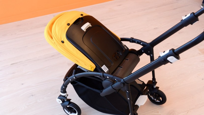 folding the bee5 is a two-step process and can be completed with the...