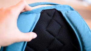 The backside of the Be Right Back has mesh ventilation, and the...