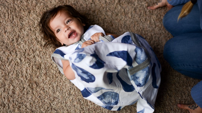 swaddle and sleep sack - although we purchased the correct size, the burt&#039;s bees baby...