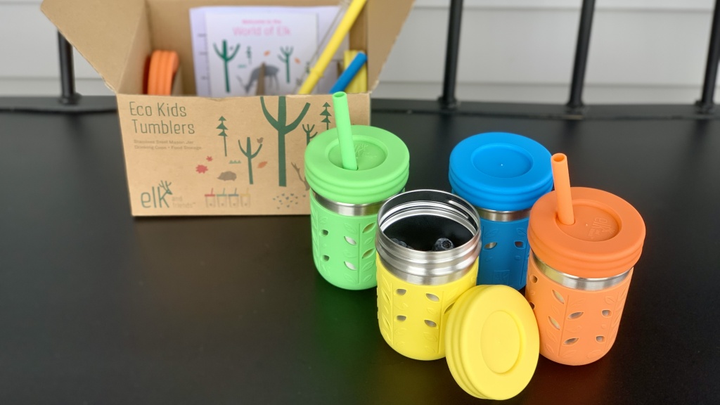 sippy cup - cups with straws can leak more than those with a leak-proof valve.