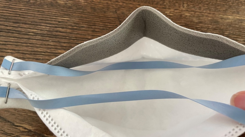 kids mask - the 3m has some design concerns like rubber-smelling head straps...