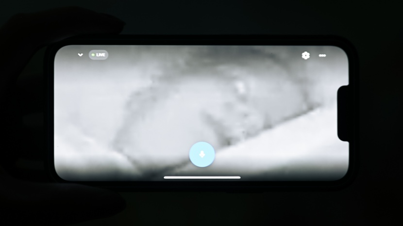 while less clear with full zoom and night vision, the nest cam video...