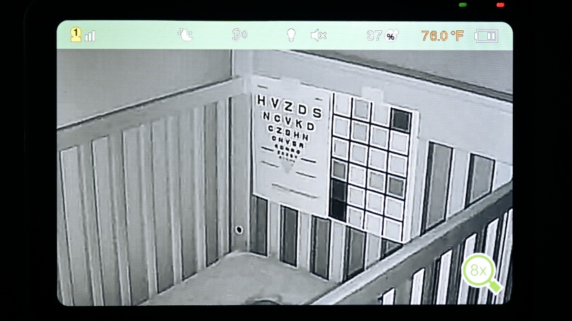 while we can read fairly far down on the text chart testing the...