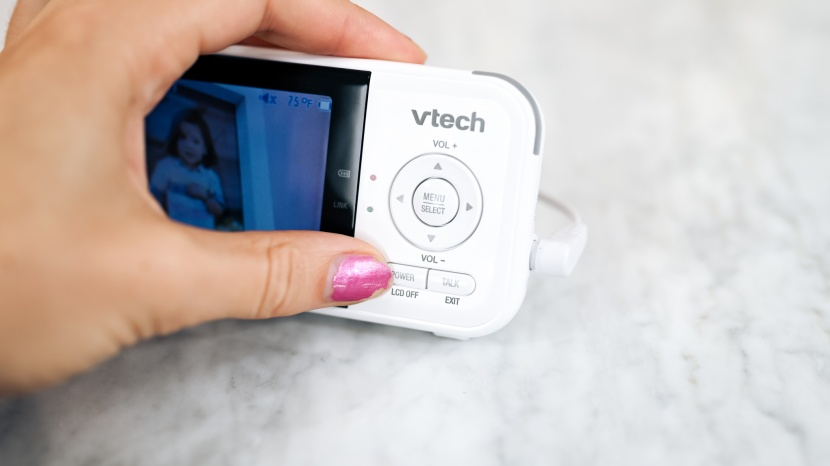 vtech vm819 - most of the buttons you&#039;ll use regularly are on the front of the...