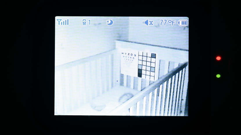 the night video for the vm819 has a bright spot in the center, and...