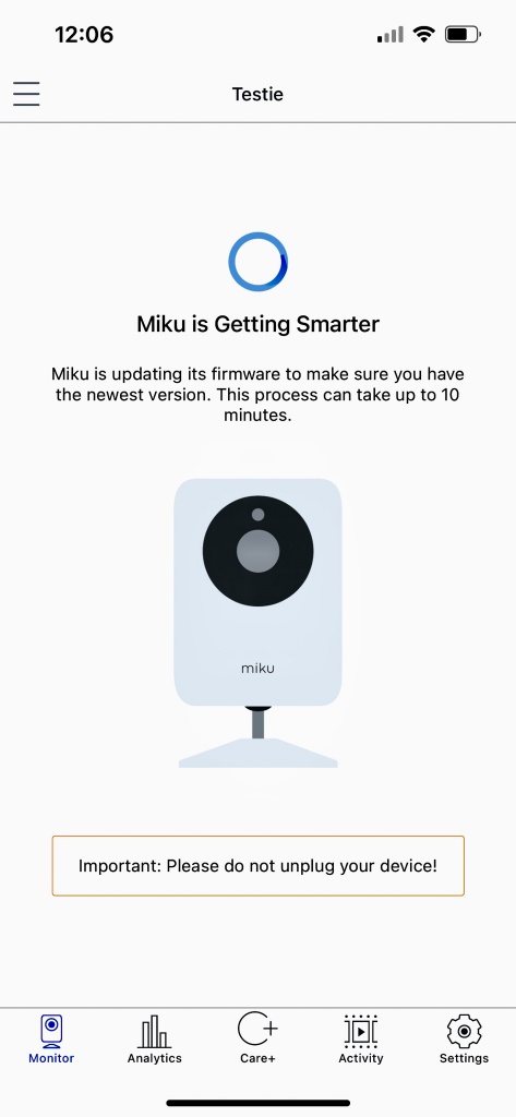 miku pro - during our testing, the miku pro had frequent and unexpected updates...