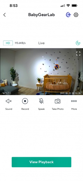 wyze cam v3 - the wyze app has an intuitive menu and a straightforward design that...