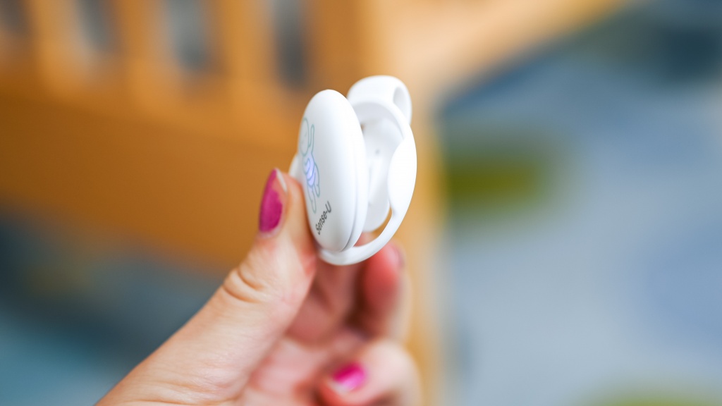 sense-u baby v3 - attaching the sense-u to clothing is easy and our tester wasn't...