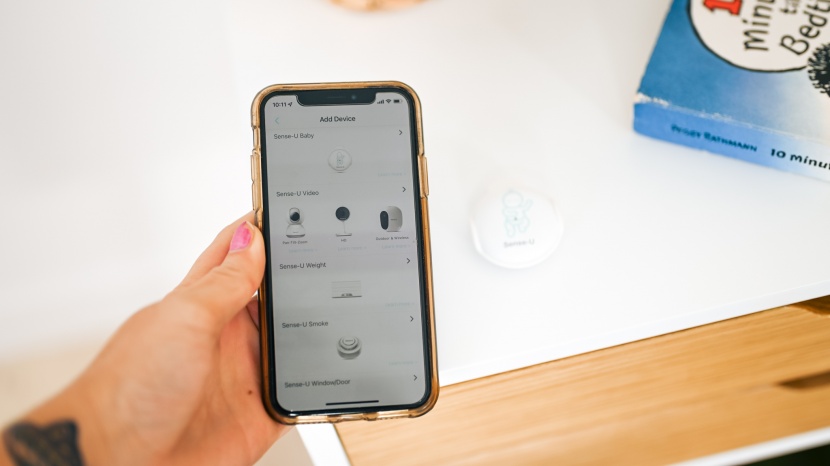 sense-u baby v3 - set up for the sense-u was easy and straightforward using both...