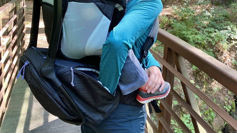 baby backpack - having useful storage and being able to reach it can be important to...