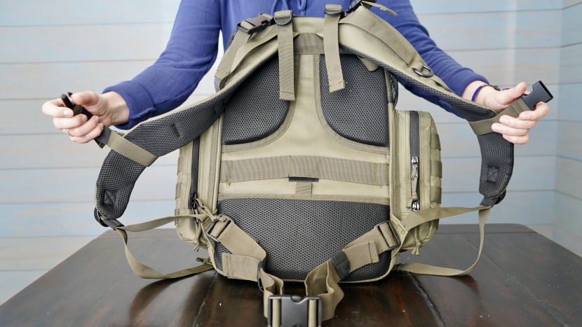 highspeeddaddy - the backpack offers some padding and strap adjustments to make...