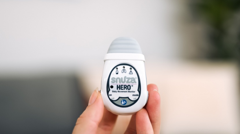 baby monitor - the snuza is a small, ready-for-travel movement monitor.