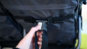 The Joovy recline toggle might feel rudimentary and requires two...