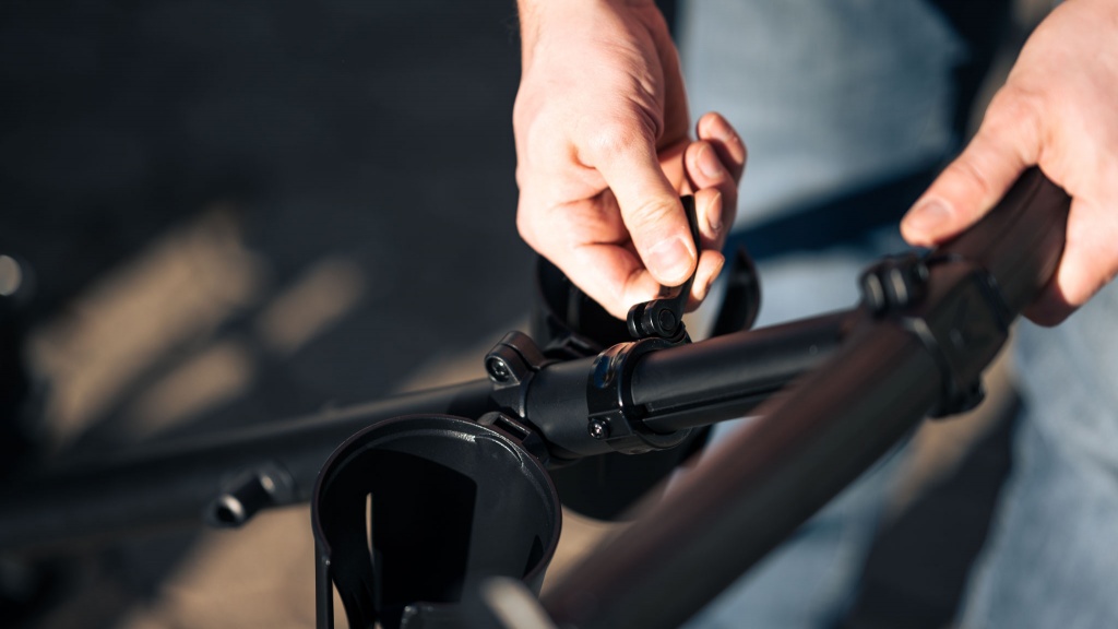 veer cruiser - even the adjustment points of the handle shaft are sturdy and feel...