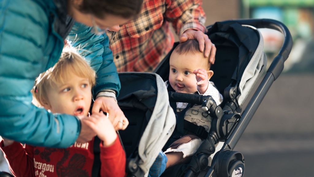 baby jogger city select 2 double - the seats on the select 2 are so close together even our littlest...