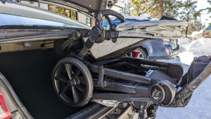 Putting the City Select 2 into the trunk of our test sedan proved...