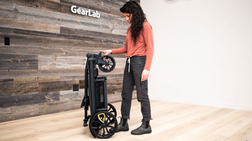 veer cruiser - the veer can be stored on its end when folded to save space.