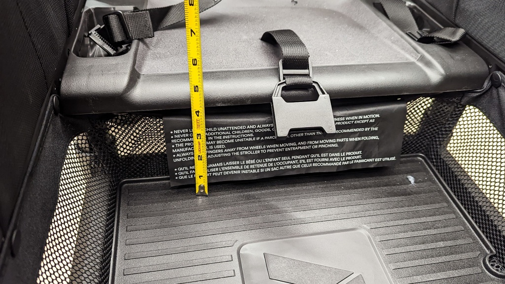 veer cruiser - the interior of the veer has a foot well so knees aren&#039;t in facing...