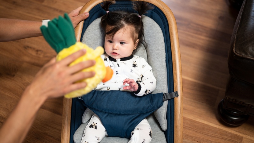 maxi-cosi 2-in-1 kori rocker - some baby bouncers offer entertaining toy bars, while others don&#039;t...