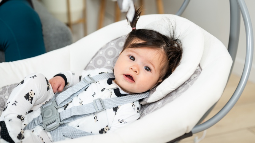 graco simple sway swing - the child harness on the graco simple sway is simple with...