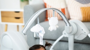 The toy mobile on Comfort 2 Go is basic compared to other options.