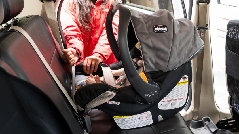 tightening the shoulder belt on the vehicle is the hardest part of...