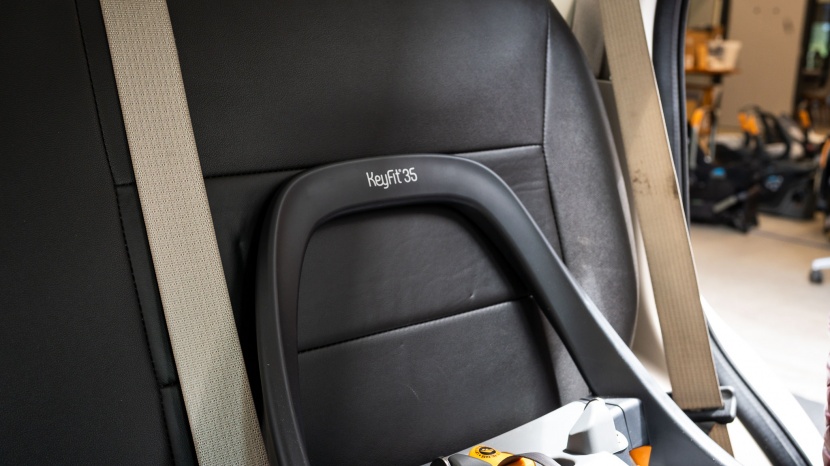 chicco keyfit 35 - the keyfit 35 anti-rebound bar creates some resistance when...