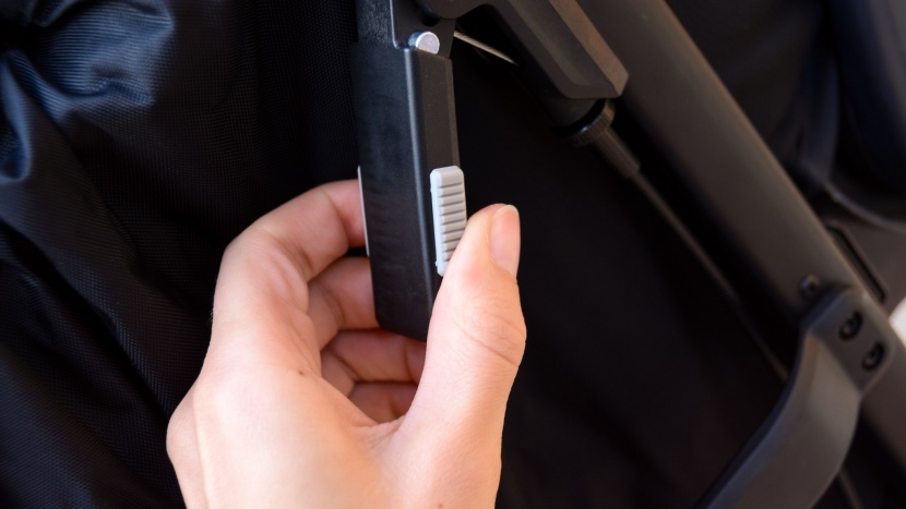 baby jogger city mini gt2 combo - the handbrake on the gt2 is unique and friendly for feet, but it...