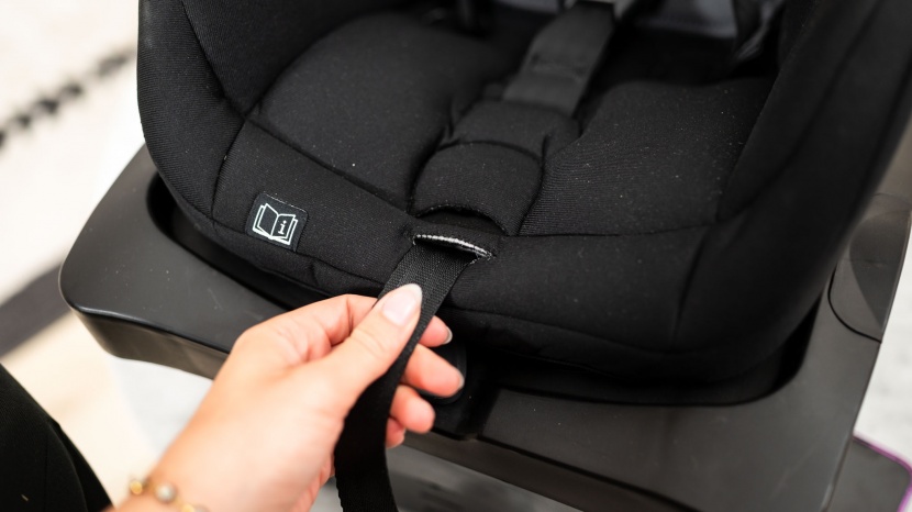 evenflo litemax dlx - the evenflo harness tightening strap doesn't move smoothly, and it...