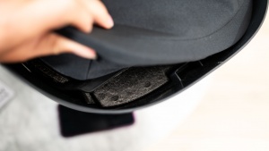 The Max uses two types of foam for impact absorption.