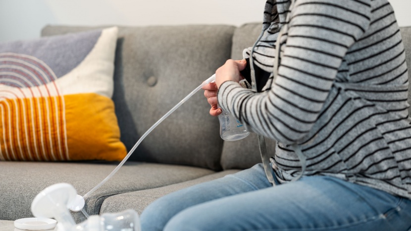 bellababy double electric breast pump - with the bellababy, you must cycle through all the settings to reach...