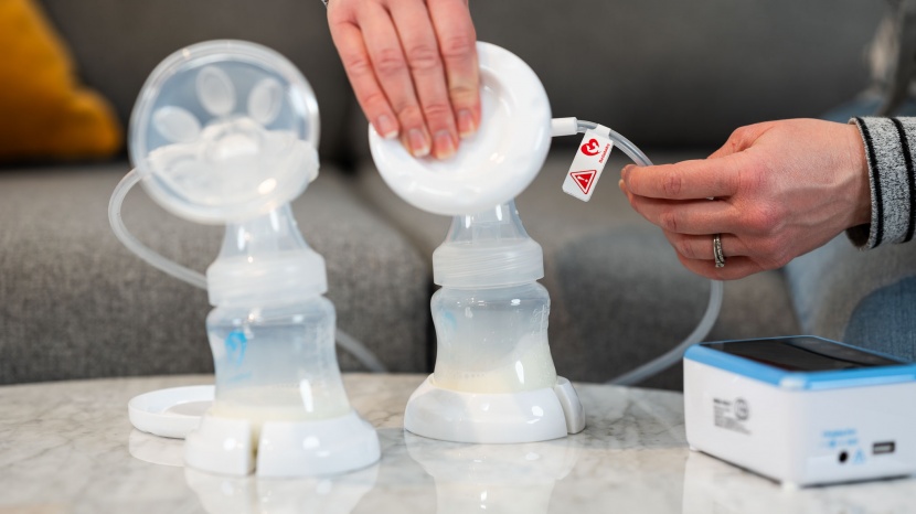 bellababy double electric breast pump - after using the bellababy, our lactating tester noted that she felt...