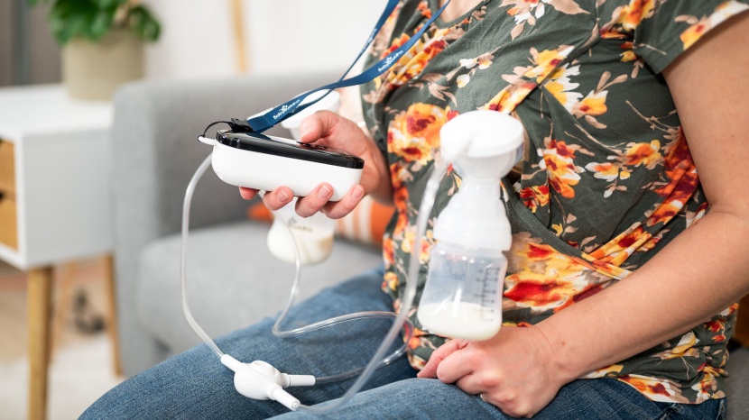 the baby buddha is easy to use and has a wearable pump that lets you...