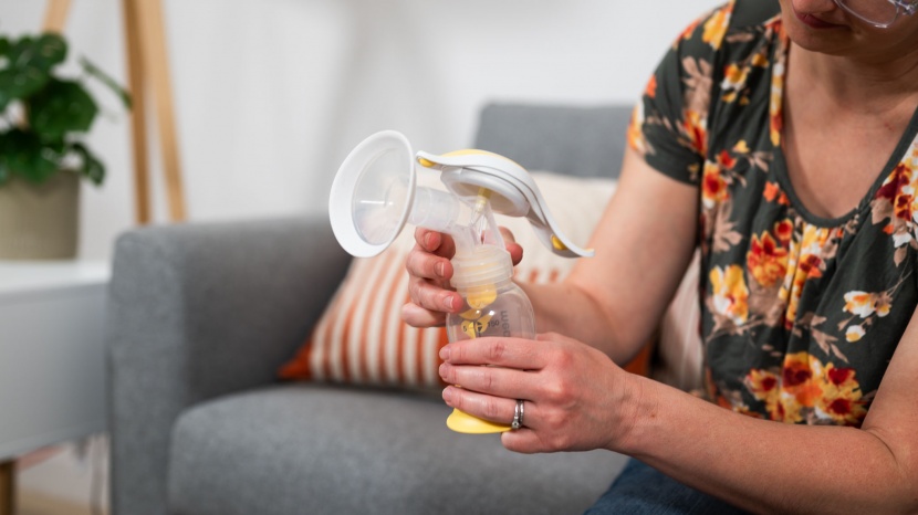 the medela harmony is designed for single-breast pumping. it's not a...
