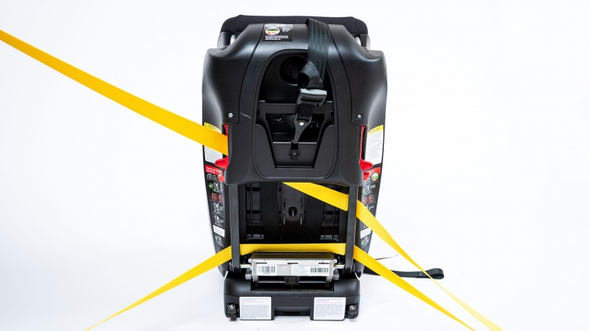 the forward-facing configuration for the foonf has a belt pathway in...