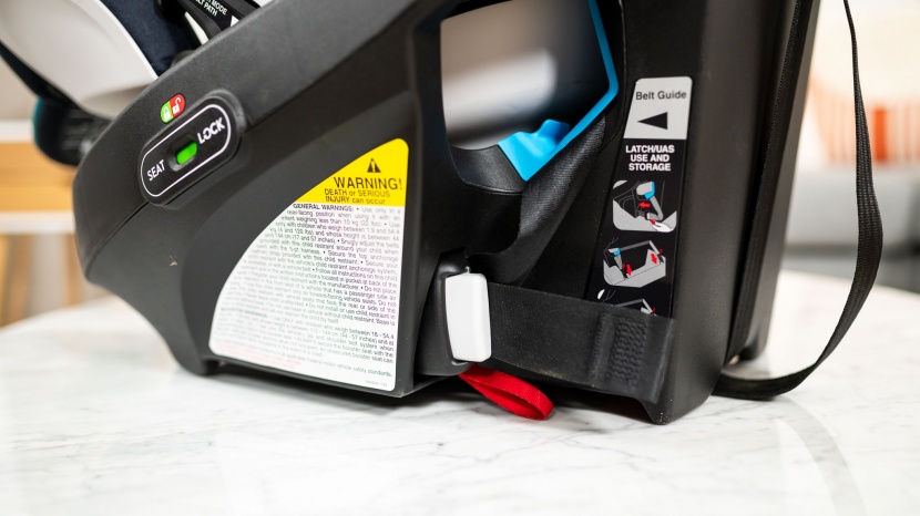 the revolve latch connectors are tucked in on either side of the...
