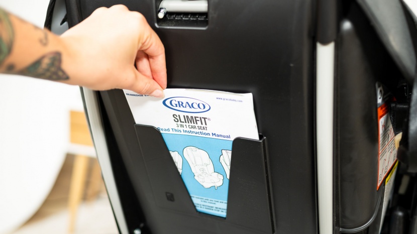 the slimfit user manual is easy to access and in clear sight on the...