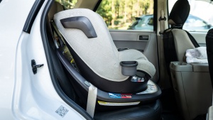 The base of the Rev has a retention clip that prevents the vehicle...