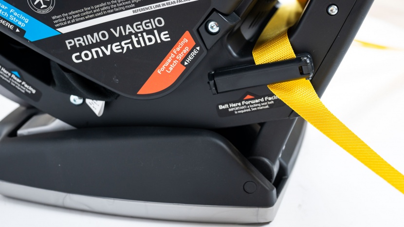 peg perego primo viaggio convertible - the peg side clasp should not be confused with a lock-off or...