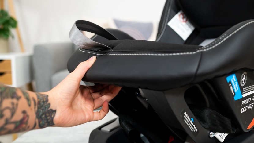 the recline adjustment for the peg is deep under the seat, making it...
